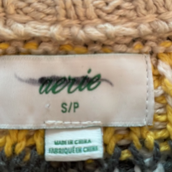PRICE DROP Aerie cotton blend oversized sweater size s/p - Picture 9 of 9
